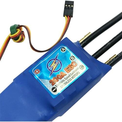 200A Swiss Brushless Motor WaterCool ESC 5A 5V BEC 3-6S Water Cooling System ESC for RC Boat Jet Ship Parts