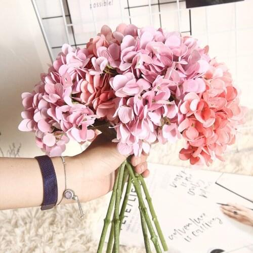 Wedding Decoration Artificial Peony Hydrangea Flower Home Party Birthday Valentines Day Floral Decor