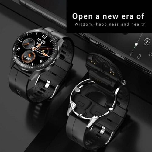 Smart Watch TWS Bluetooth Headset 2 In 1 HIFI Music Watch/heart Rate Blood Pressure Monitoring Waterproof Sports 1.28 Inch Watch