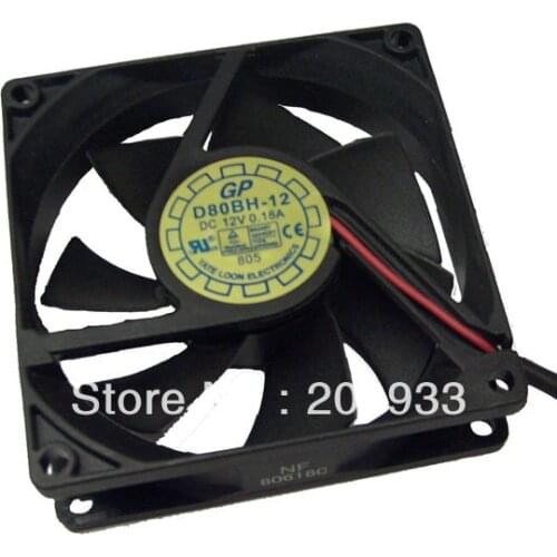 For To YATE Loon 12V 0.18A 8025 D80BH-12 UPS uninterruptible power supply fan 1+cooling fan