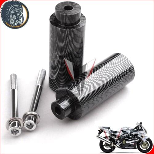 Motorcycle Racing Extended Crash Pads Fairing Frame Protectors Slider Carbon Fiber Fit For 1999-2006 Honda CBR 600 F4 F4i