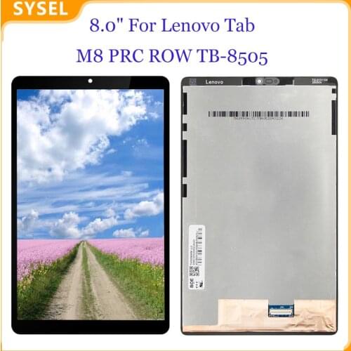 8.0" inch For Lenovo Tab M8 PRC ROW TB-8505 TB-8505X TB-8505F TB-8505 LCD Display Touch Screen Digitizer Assembly