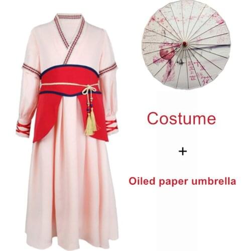 2020 Hua Mulan Dress girls Dress Princess Dress kids adult Cosplay Costume Halloween stage Christmas costumes
