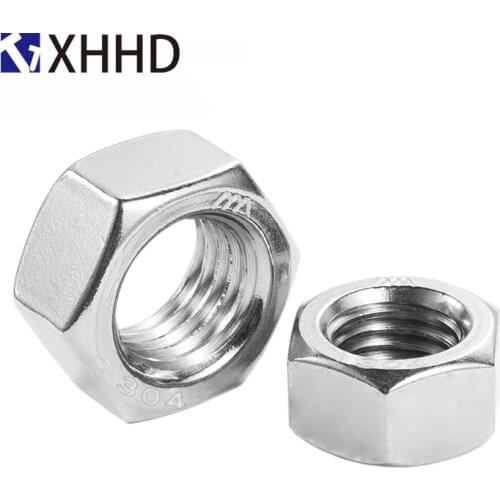 5Pcs 304 Stainless Steel ANSI b18.2.2 British American Hexagon Nut American Standard Hexagon Nut
