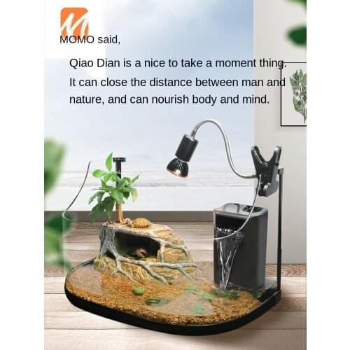 Deep Water Fish Tank Turtle Jar Landscape Plant Turble Box Turtle Tank Turtle Pond Supplies Drying Platform Climbing Platform