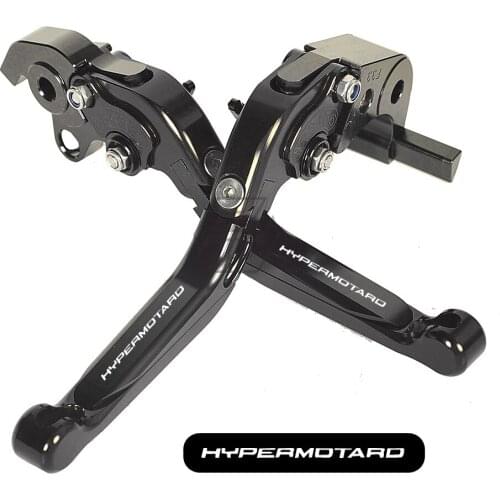 CNC Aluminum Motorcycle Foldable Lever Motorbike Brake Clutch Levers Case for Ducati HYPERMOTARD 939 2016