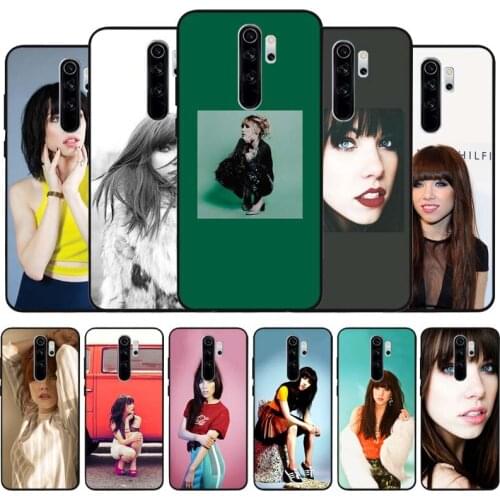Carly rae jepsen black Silicone Phone Case For Redmi note 9 8 7 Pro S 8T 7A Cover