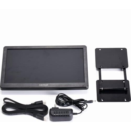 Hayear 11.6 inches Screen LCD Color Monitor IPS Display BNC HDMI VGA TFT AV Audio for PC CCTV Computer Game Security 16:9
