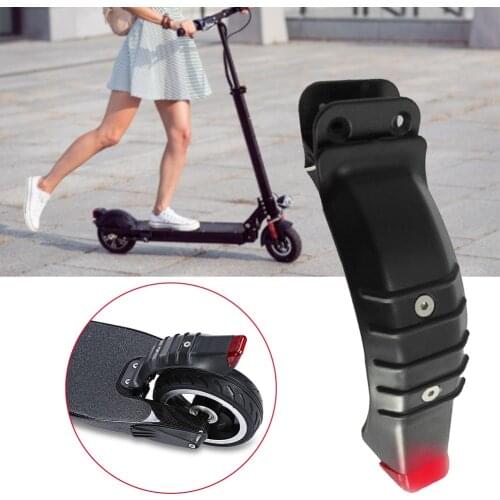 Electric Scooter Taillight Fender Rear Brake Foot Brake Fender 5/5.5 Inch Universal Hook Fender Mudguard Scooter Accessories