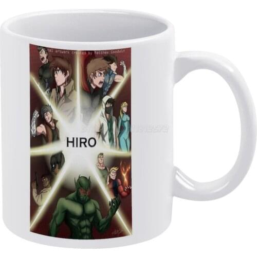 Hiro White Mug To Friends and Family Creative Gift 11 Oz Mug Coffee Ceramic Mug Superhero Hiro Villain Power Superhuman
