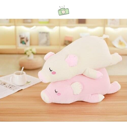 Soft cotton plush toy prone pig plush toy cartoon pig about 30cm soft doll Christmas gift b1209