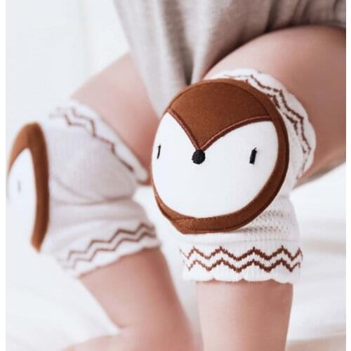 Cartoon Baby Knee Pads Safety Cotton Flexible Crawling Protector Kids Kneecaps Children Short Kneepad Infant Leg Warmers