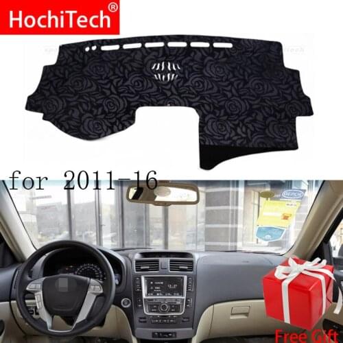 Rose Pattern Non-slip Dashmat Dash Mat Dashboard Cover Pad Cover Carpet Car Sticker for BYD G6 2011-2016 Car Styling