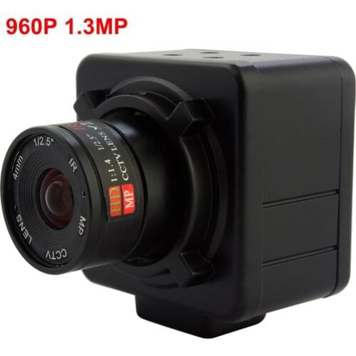 Low illumination 6mm manual focus lens 1.3Megapixel 1280X960 low illumination 0.01lux 1/3 CMOS Aptina AR0130 vision usb camera