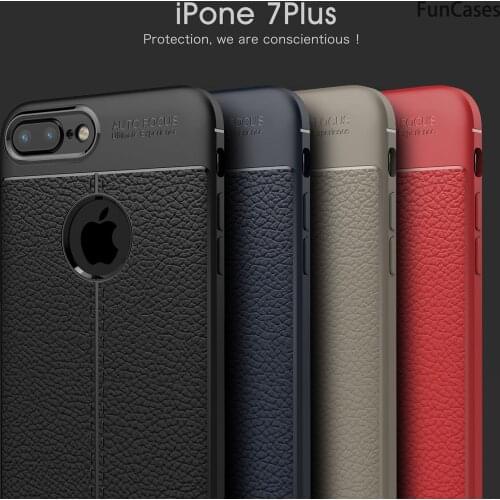 Newest Light Cases For coque iPhone 7 Plus Rhinestone Case sFor Apple iPhone cover 8 Plus Cove Lychee Pattern Cover Aksesuar