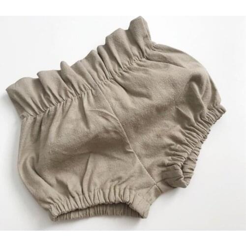 New 6-24M Solid Summer Toddler Boy Clothes Bloomers Baby Girl Shorts Pantalones Cortos Diaper Cover Baby Bummies Infant Shorts