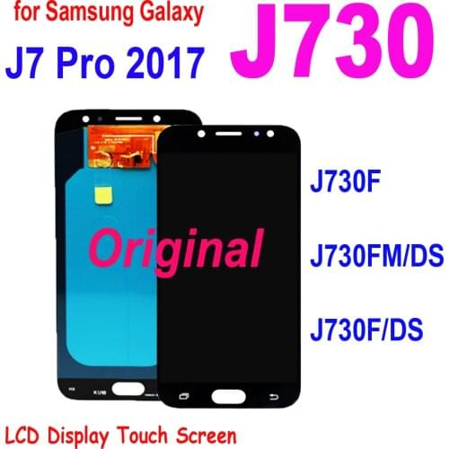 Original Super AMOLED LCD for Samsung Galaxy J7 Pro 2017 J730 LCD SM-J730F J730FM/DS LCD Display Touch Screen Digitizer Assembly