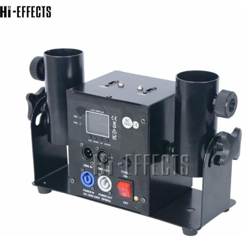 Shipping From Spain Two Heads Confetti Machine Wedding Party Stage Dmx512 Control Double Shot Streamer Launcher