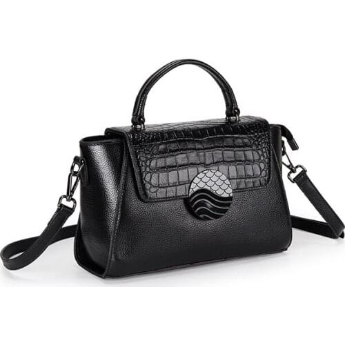 Womens Bag Genuine Leather Handbags Luxury Handbags Ladies Small Shoulder Bags Fashion Messenger Bag Cow Leather Crossbody Bag