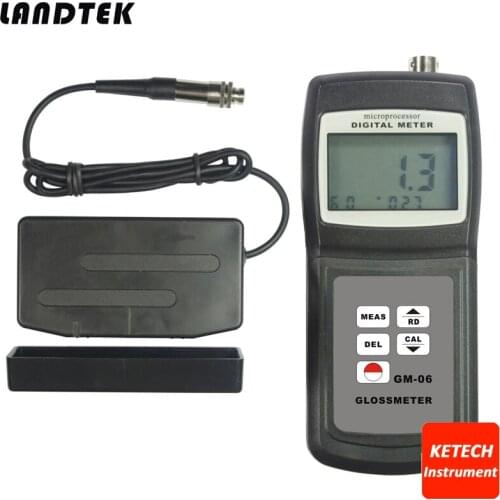 Lantek 60 Degrees Glossmeter Surface Cleaning Gloss Meter Tester Vancometer 0.1-200Gu GM06