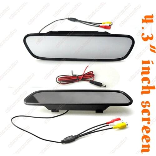 New 4.3 inch TFT LCD Car HD Display Rear View Mirror Monitor Parking Assistance Car Reverse Monitor