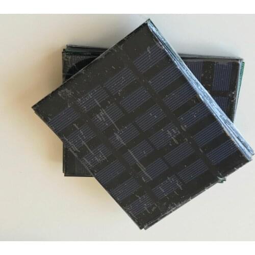 1.5W 6V solar panel for DIY solar systerm solar charger 10piece/Lot Epoxy Solar cell panel