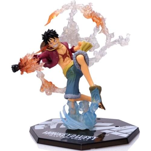 18cm Anime One Piece D.Luffy Straw Hat Luffy PVC Action Figure Figurine Resin Collection Model Toy Doll Gifts Cosplay for kids