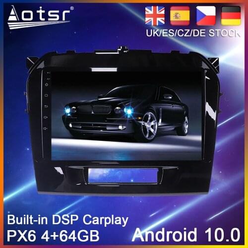 Android 10 Car GPS Navigation For Suzuki Vitara 4 2014-2018 PX6 Car DVD Radio Auto Stereo Multimedia Player HeadUnit 2Din 2 din