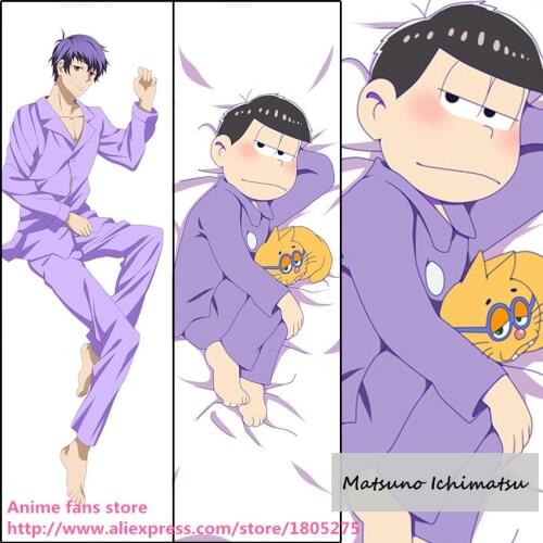Anime Osomatsu-san Matsuno Ichimatsu Cute Japanese Pillowcase Pillow Case Cover decorative Hugging Body Bedding