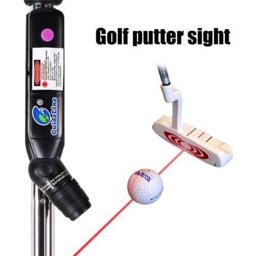 Battery Operated Golf Corrector Trainer Golf Putter Laser Sight Indoor Education Putter Targets Putt Help Practice