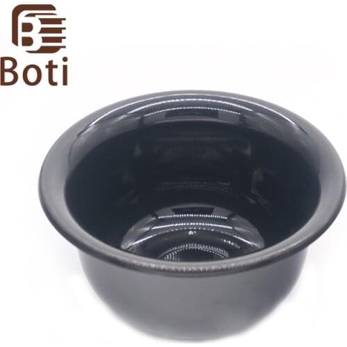 Boti Brush-Black Plastic Shaving Brush Bowl Foaming bowl Shaving Cream Mug Shaving Soap Bowl Mens Beard Tool