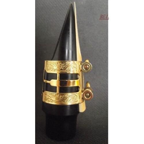 Quality Alto sax Mouthpiece and Carved Ligature