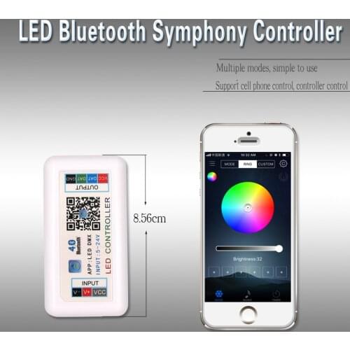 WS2811 LED Strip Controller RF Bluetooth APP RGB LED Light 5050 Controller DC 5V 12V 24V Music Controller WS2812 WS2812B 433Mhz