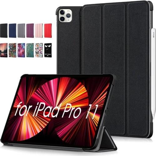 For iPad Pro 11 Case 2021 3rd Gen,Fits iPad Pro 11 2018 2020 tablet,Multi Angle Magnetic Back Cover for iPad Air 4 2020 Case