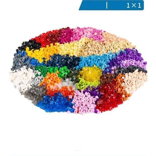 1000pcs DIY Pixel block set MOC Set Mosaic brick 1x1 DIY Painting Accessories Private Customized Design Building Blocks