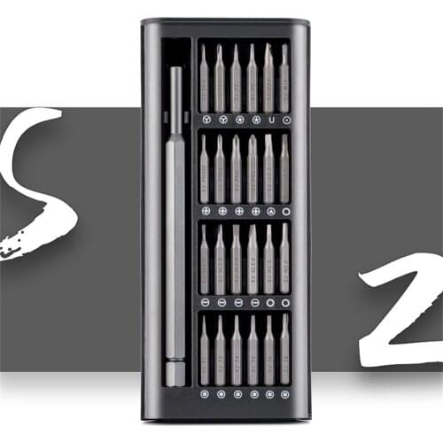 Screwdriver Kit 24 In 1 Precision Screw Driver Set Torx Bit Set Magnetic Hex Phillips Bit Handle Repair Tools Kit Case