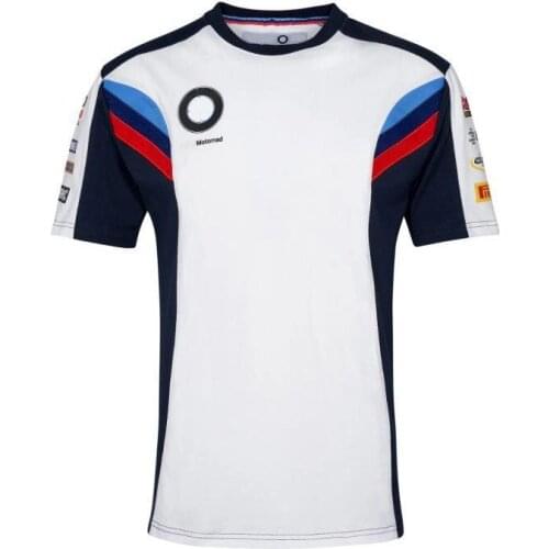 NEW 2020 White Motorrad Motorsport Motorcycle T-shirt Cycling Outdoor Polyester Quick-Drying T-shirt Jersey for BMW Motocross