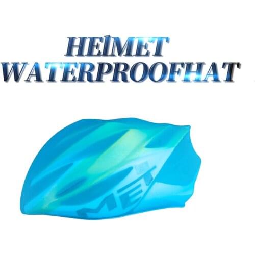 General waterproof bicycle helmet cover with silica gel, new bicycle helmet rain cover
