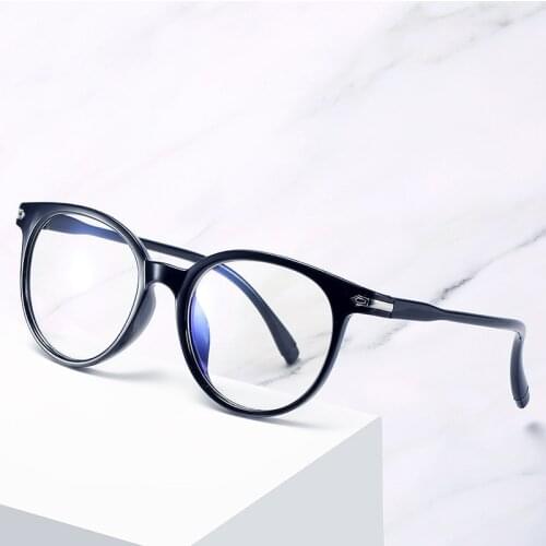 Blue Light Glasses PC Frame&Resin Lens Anti Blue Light Blocking Radiation Sunglasses Unisex Trend Clear Lenses Computer Glasses