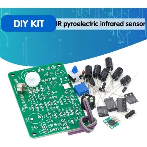 Human body sensing IR pyroelectric infrared sensor anti-theft alarm DIY kit students electronic principle study HC-SR501