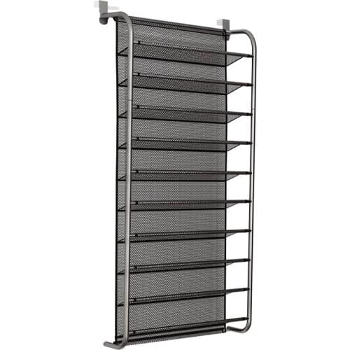 Shoes Rack Home Storage Simple Household Economic Shoe Cabinet Behind The Door Black Pink Russia Stock Four SeasonHome Furniture