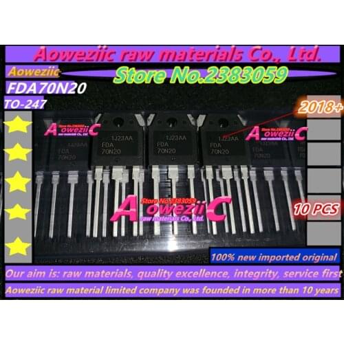 Aoweziic 2018+ 100% new imported original FDA70N20 TO-247 high power field effect transistor N channel 200V 70A