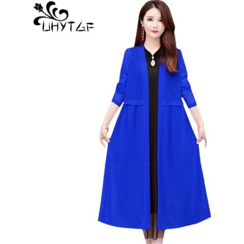 UHYTGF Fashion cardigan summer jacket womens ice silk mesh shawl thin Sun protection clothing Korean loose plus size coat 1162