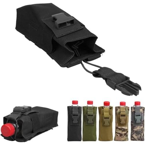 Outdoor Tactical MOLLE Pouch waist bag intercom/mobile phone bag 500ml water bottle bag