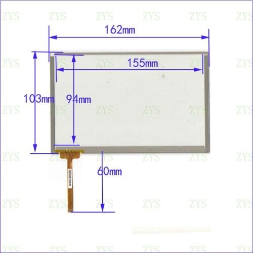 ZhiYuSun M013 New 7inch TOUCH Screen panels 162mm*103mm for GPS or commercial use post 162*103