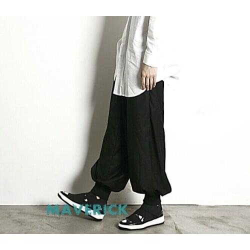 28-44 ! 2016 Men and womens clothing push-up wide leg pants loose foot pants haren pants Plus size singer costumes