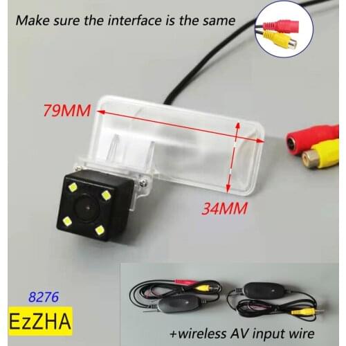 4 led HD Dynamic Trajectory Wireless Car Rear View Camera For Subaru XV STi BRZ WRX Tribeca Legacy Forester Outback Impreza VX