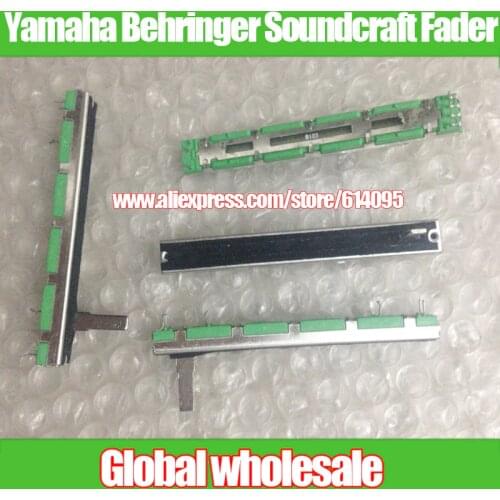 5pcs 75mm Slide potentiometer for Yamaha Behringer Soundcraft A10K A20K A50K / double sliding potentiometer Fader