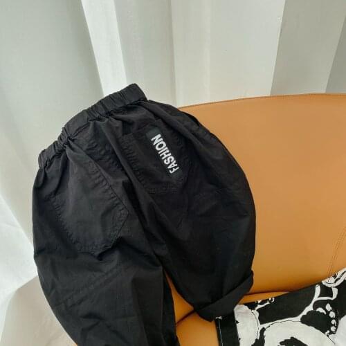 Baby Boys Trousers 2021 Spring Summer New Kids Cotton Pants Casual Loose Bloomers Pants for Boys 2-8 Y Childrens Korean Pants