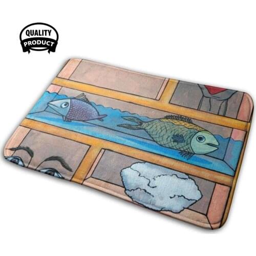 Bookcase 3D Household Goods Mat Rug Carpet Cushion Library Enigmatic Cryptic Mysterious Weird Secret Books Viral Vibes Good